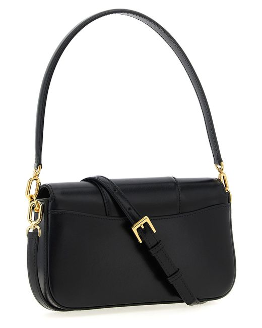Balenciaga Black 'Hourglass' Small Shoulder Bag