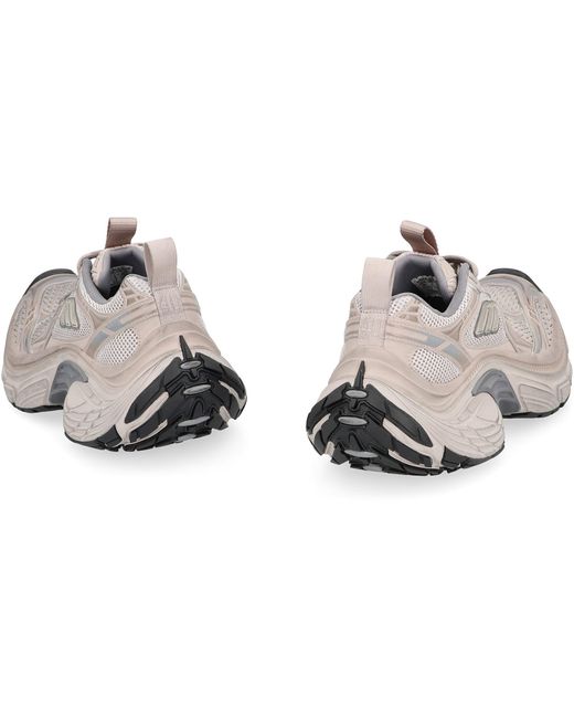 Balenciaga White Fabric Low-Top Sneakers Upper: Polyurethane Trainers