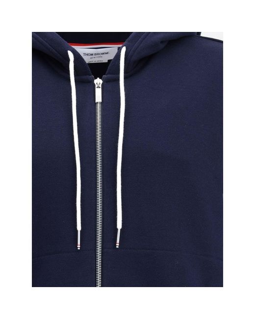 Thom Browne Blue Cotton Sweatshirt for men