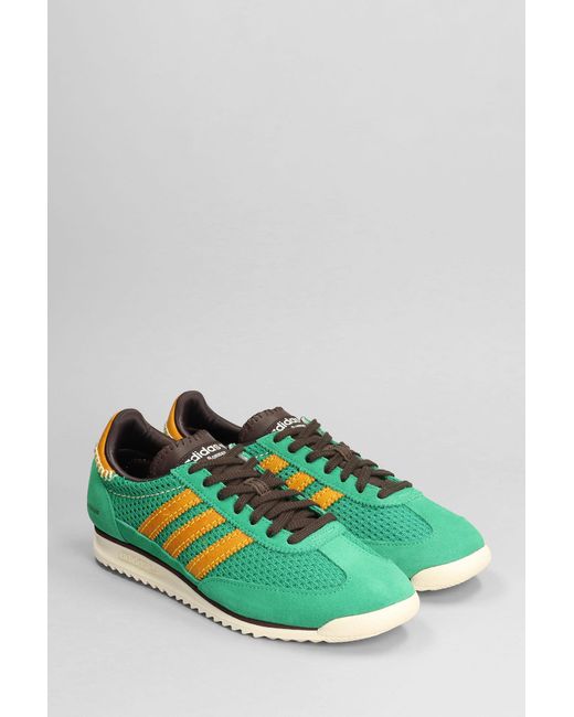 adidas Originals Sl72 Sneakers In Green Polyester for Men | Lyst