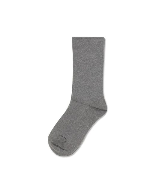 Brunello Cucinelli Gray Silk Socks