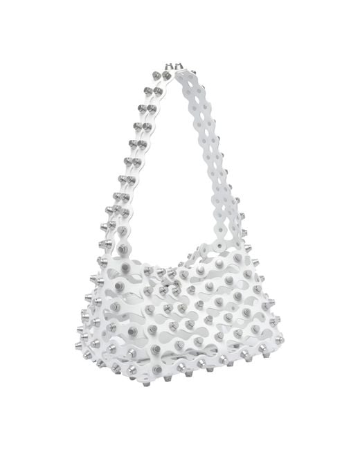 Alexander Wang White Medium Rex Shoulder Bag