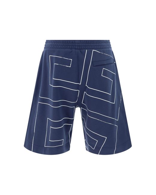 Givenchy Blue Bermuda Shorts for men
