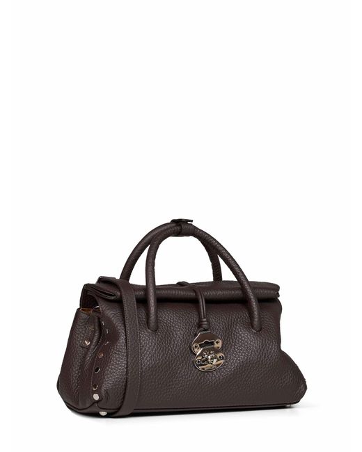 Zanellato Black Del Monte Dotta Small Handbag
