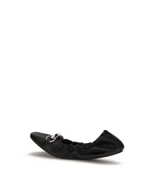 Gucci White Prima Ballerinas