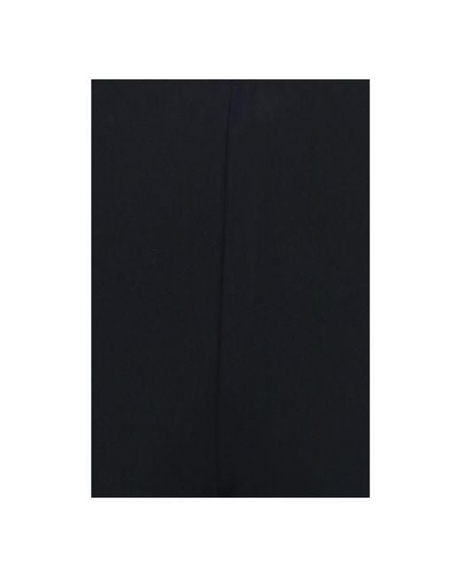Gucci Blue Viscose Flared Pants