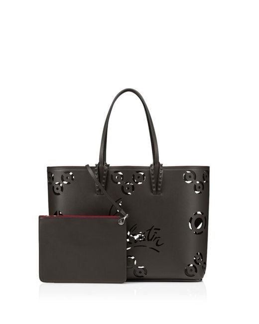 Christian Louboutin Cabata Tote Bag In Calf Leather Perforated Cl