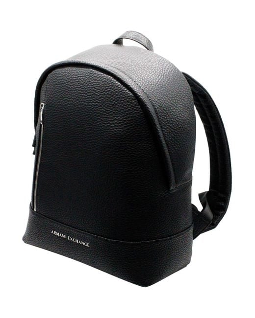 Armani Black Backpack for men