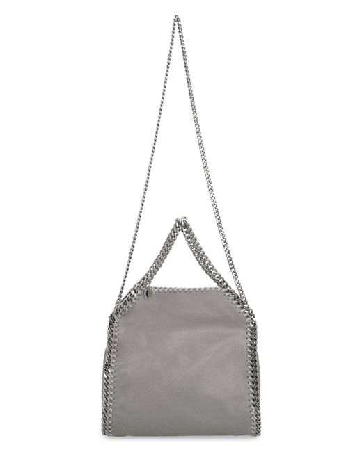 Stella McCartney Gray Tote Falabella Mini Polyester Bags