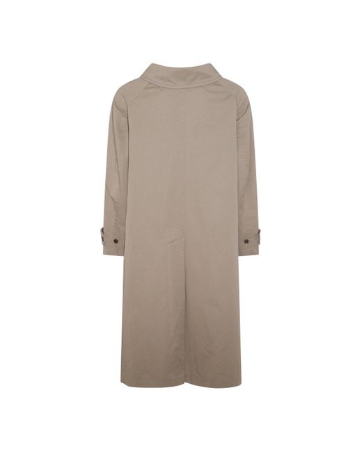 Balenciaga Brown Mid-Length Coat for men