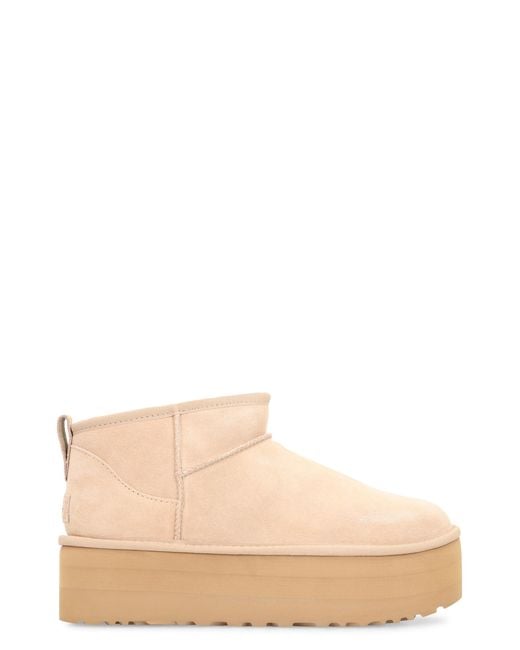 Ugg Natural Classic Ultra Mini Sheepskin Boots