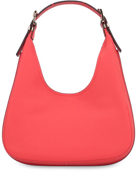 MICHAEL Michael Kors Red Hobo Bag Nolita Piccola Cow Hide Handbags