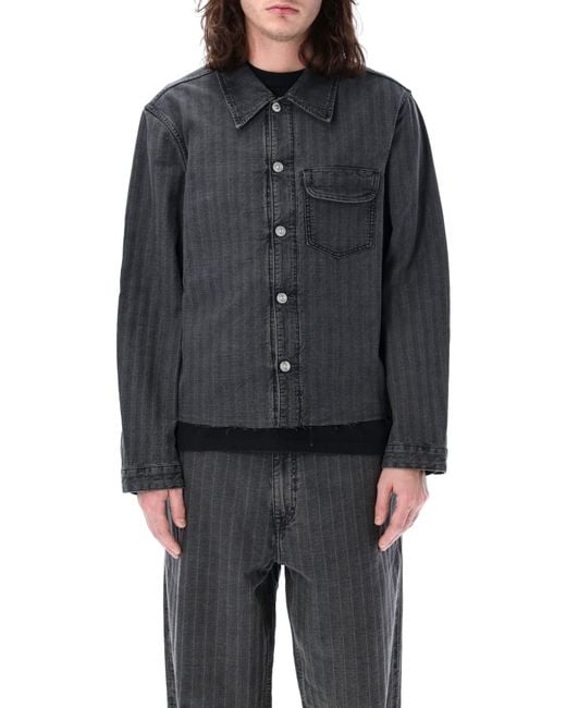 Our Legacy Gray Cut Rebirth Jacket for men