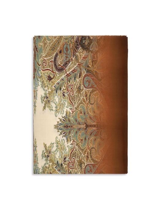Etro Metallic Orfeo Modal Scarf for men