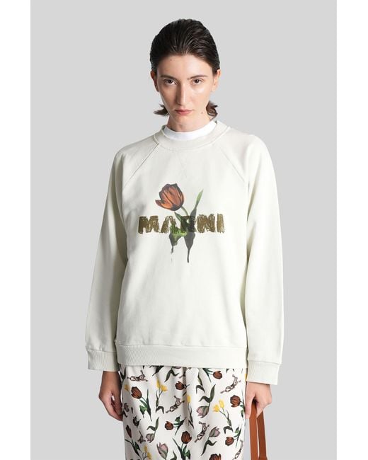 Marni White Sweatshirt