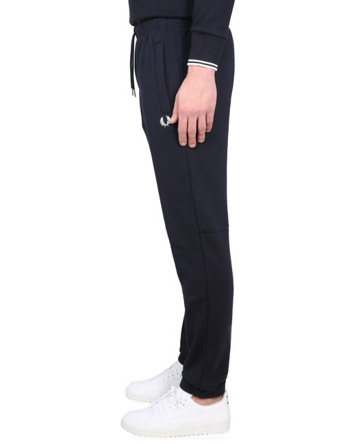 Fred Perry Blue Jogging Pants for men