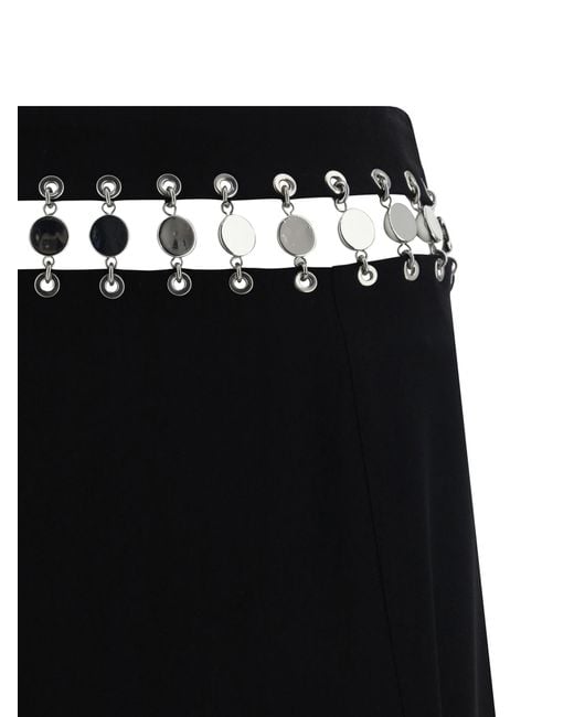 Rabanne Black Long Skirt