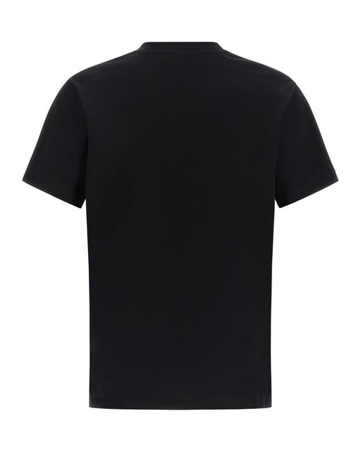 Moschino Black Cotton T-Shirt for men