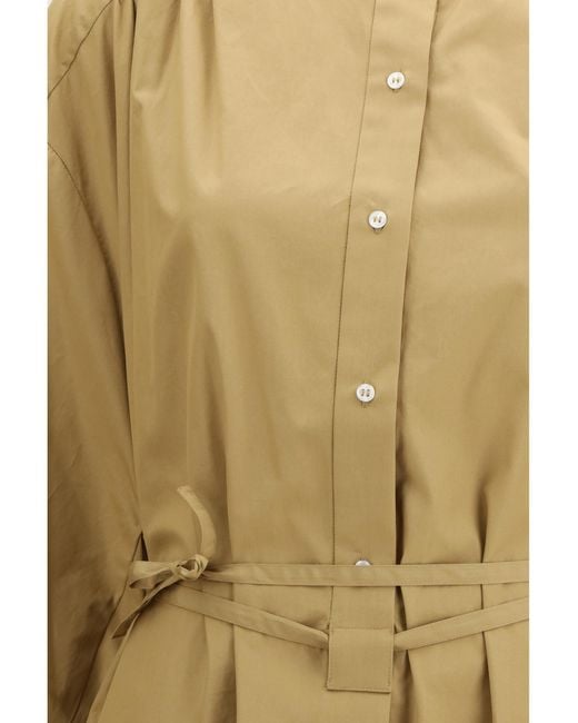 Loulou de Saison Natural Vitti Shirt Dress Cotton