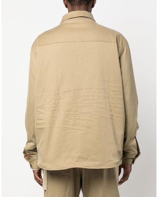 DSquared² Natural Flap Pocket Padded Coach Jacket for men