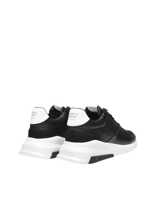 Android Homme Black Malibu Low Top Sneakers Shoes for men