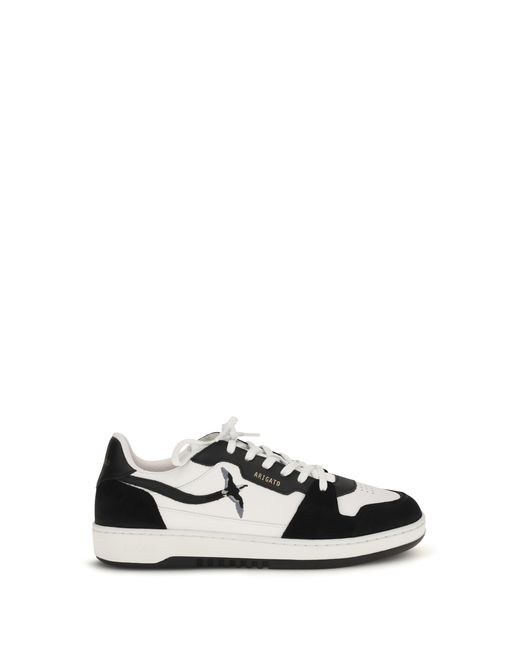 Axel Arigato White Dice Lo Bee Bird Leather Sneakers for men