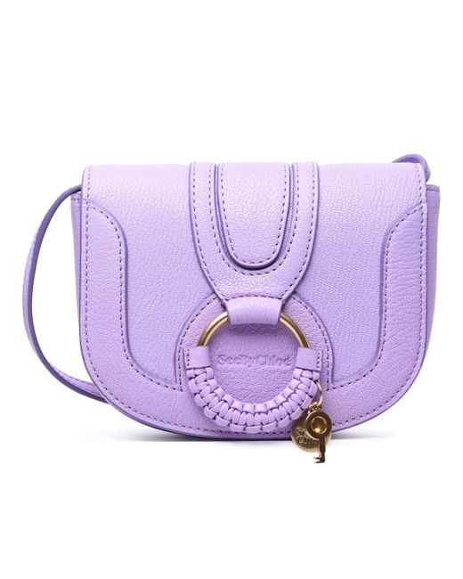 See By Chloé Purple Hana Small Lilac Leather Bag
