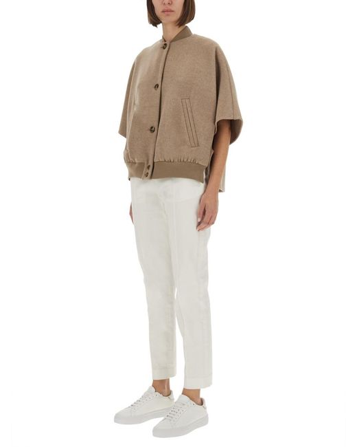Max Mara Natural Cashmere Coat Leticia Capra Trench & Raincoats