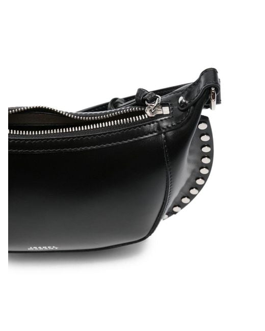 Isabel Marant Gray Oskan Moon Shoulder Bag