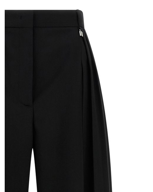 GIUSEPPE DI MORABITO Black Tailored Pants Virgin Wool
