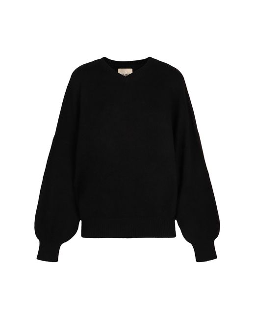 Khaite Black Wolfe Cashmere Sweater
