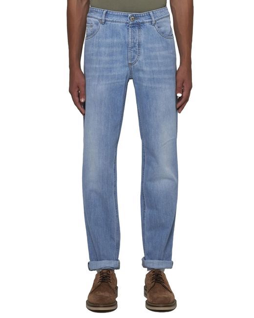 Brunello Cucinelli Blue Jeans for men