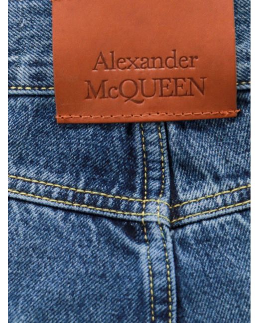 Alexander McQueen Blue Jeans for men