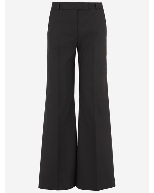 Ql2 Black Trousers Stretch Cotton