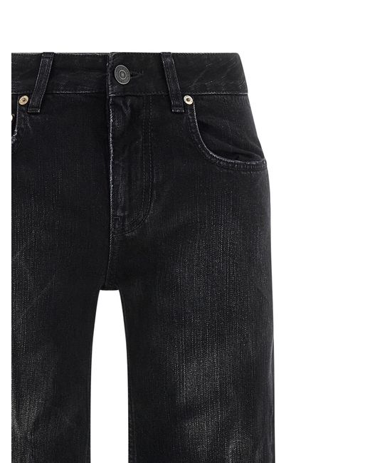 Balenciaga Black Wide Leg Jeans
