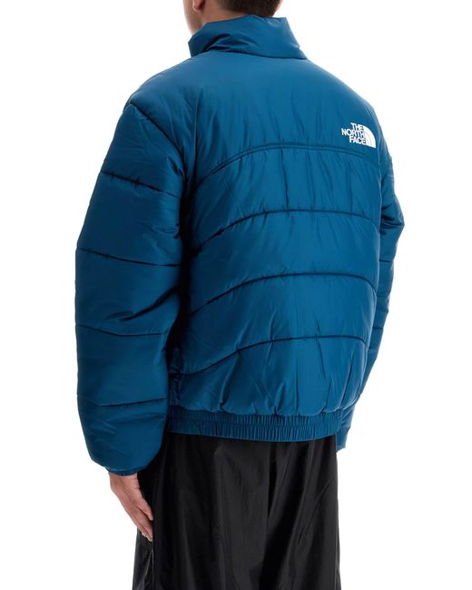 The North Face Blue Synthetic Insulated Puffer Jacket for men