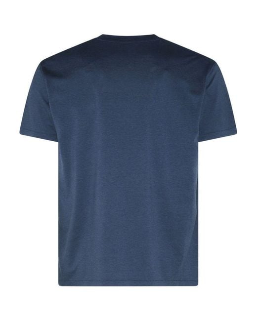 Tom Ford Blue Crew-Neck, Short-Sleeved T-Shirt for men