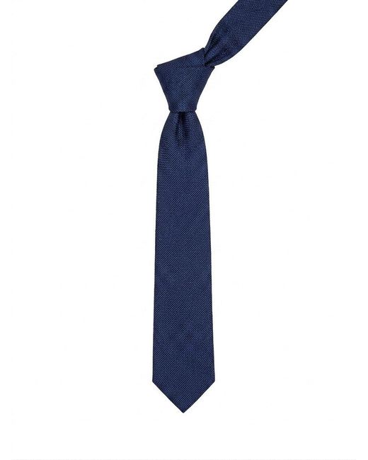 Givenchy Blue Givenchy Silk Jacquard Necktie for men