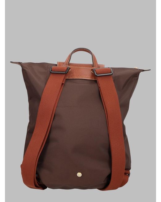 Longchamp Brown Backpack Le Pliage Original Polyamide Backpacks