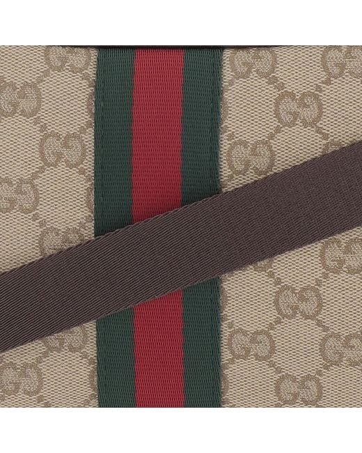 Gucci Natural Mini Gg Shoulder Bag Cotton