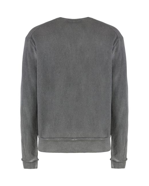 Our Legacy Gray V-Neck Wool Parallel Sweater Merinos for men