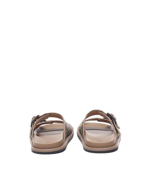 Fendi Feel Sandals in White for Men | Lyst