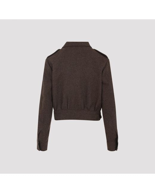 Ralph Lauren Brown Maddison Bomber Jacket
