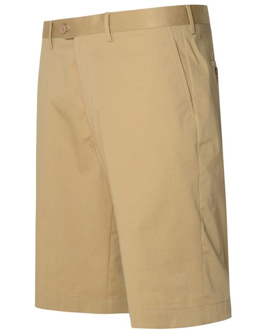 Etro Natural Cotton Bermuda Shorts for men
