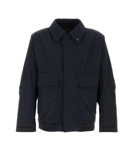 Herno Blue Nylon Jacket for men