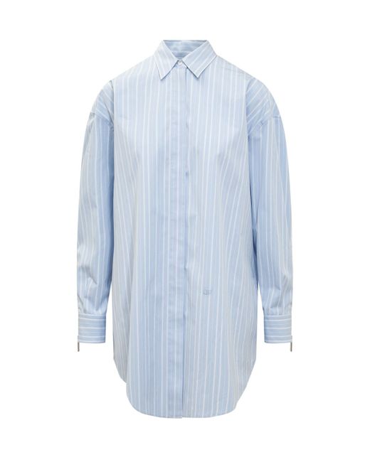Light blue off 2025 white shirt