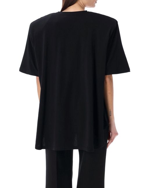 Alexandre Vauthier Black Padded T-Shirt