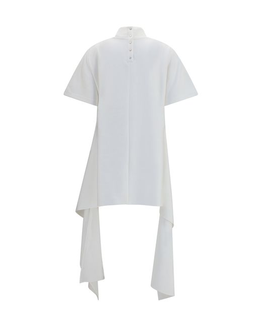 Alaïa White T-Shirt Asymmetric Cotton T-Shirts & Jerseys