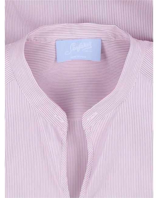 Seafarer Purple Shirts Cotton