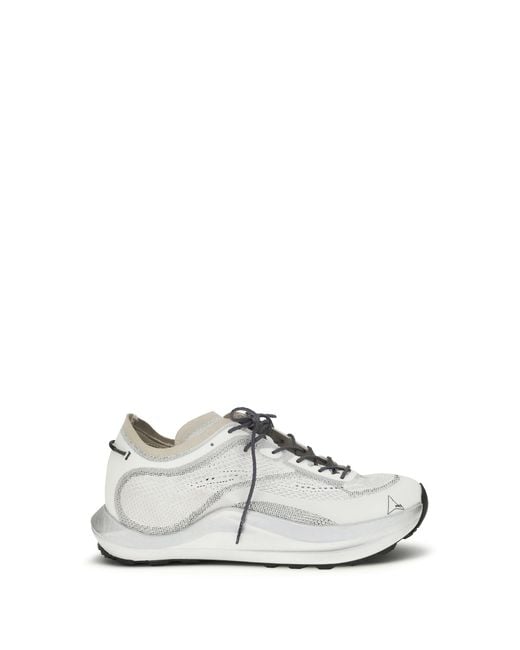 Roa White Sella Lite Sneakers Upper: Fabric; Sole: Rubber for men